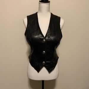 Women’s leather vest size 7/8